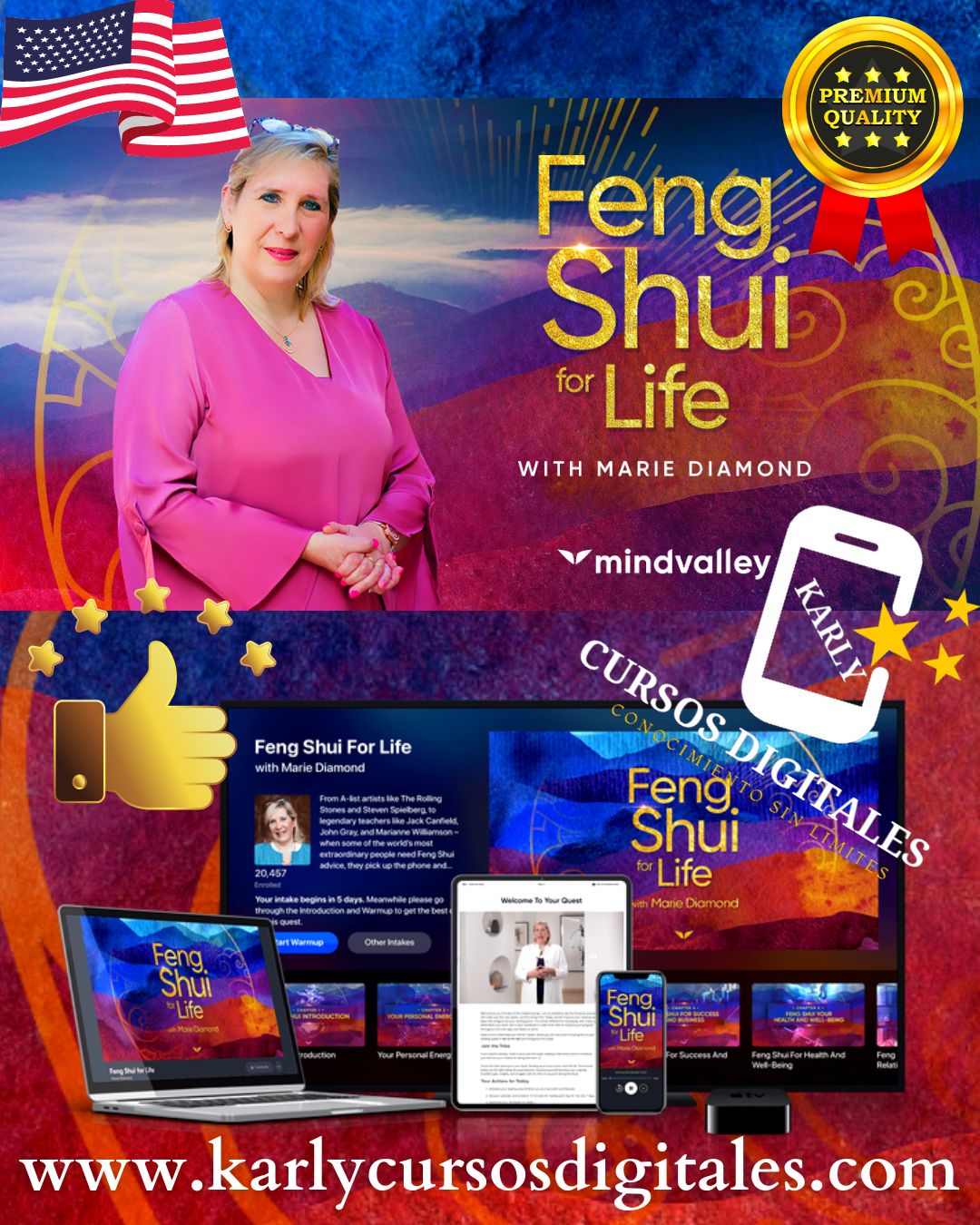 Feng Shui For Life Marie Diamond Mindvalley In English Bonus Karly Cursos Digitales 0166