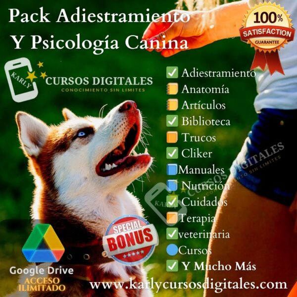 #6 🌟🐕 PACK ADIESTRAMIENTO Y PSICOLOGÍA CANINA 🧠✨+ Bonus