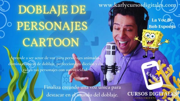 Curso De Doblaje De Personajes Cartoon - Luis Carreño